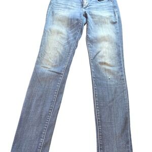 Abercrombie & Fitch Women 26/2S Super Skinny Jeans Blue Signature Collection